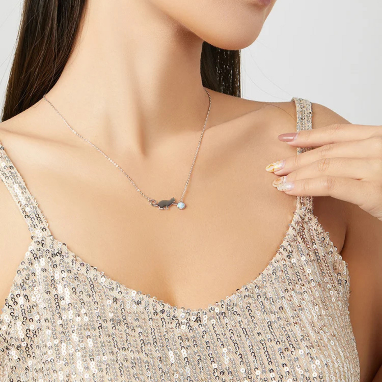 Collar La Bola de Estambre - Plata .925