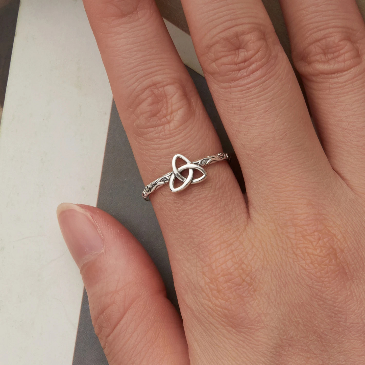 Anillo Nudo Celta - Plata .925