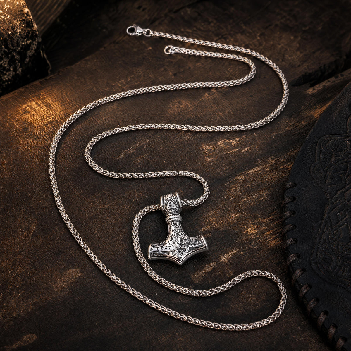 Colar Mjölnir - Acero Inox.