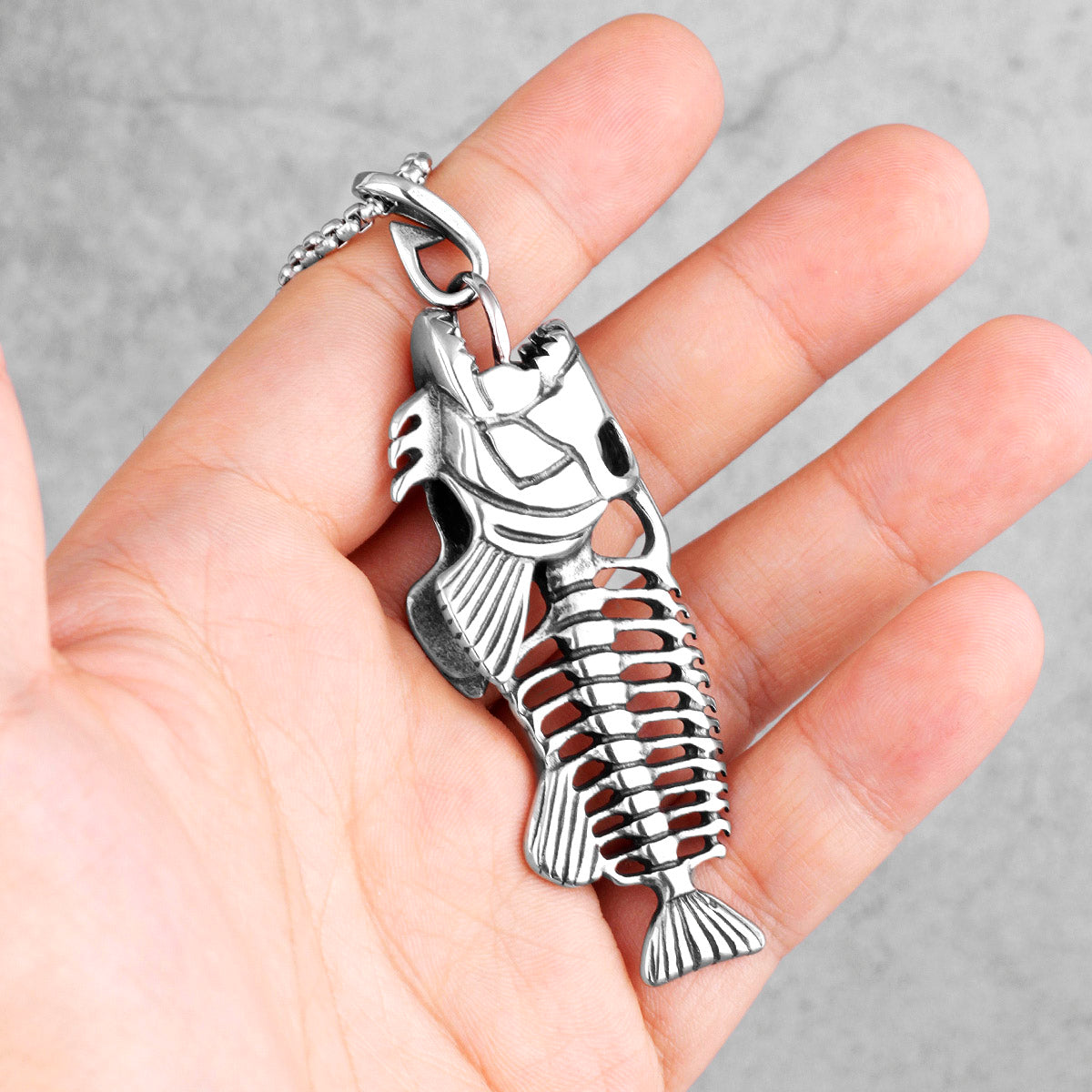 Collar Piraña - Acero Inox.