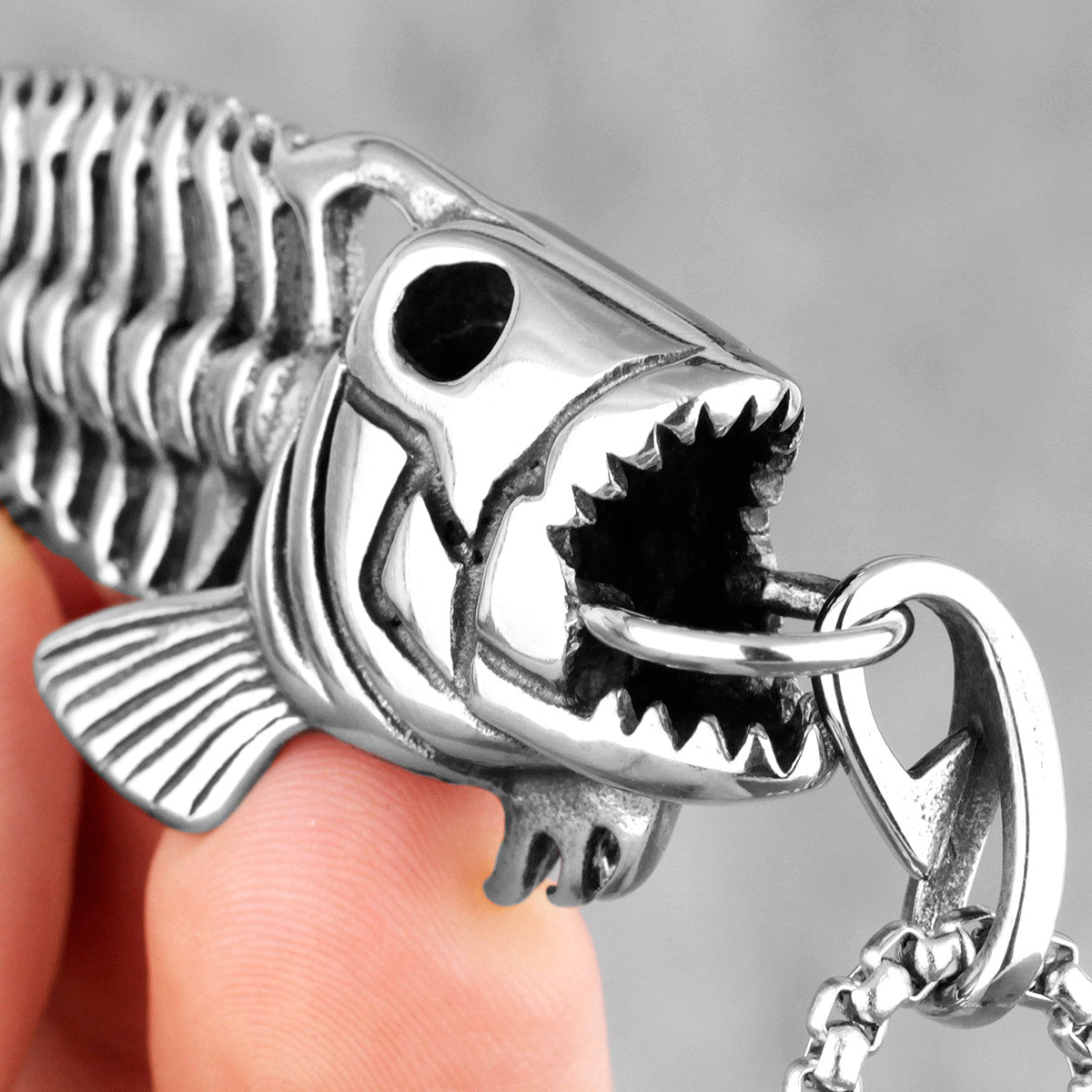 Collar Piraña - Acero Inox.