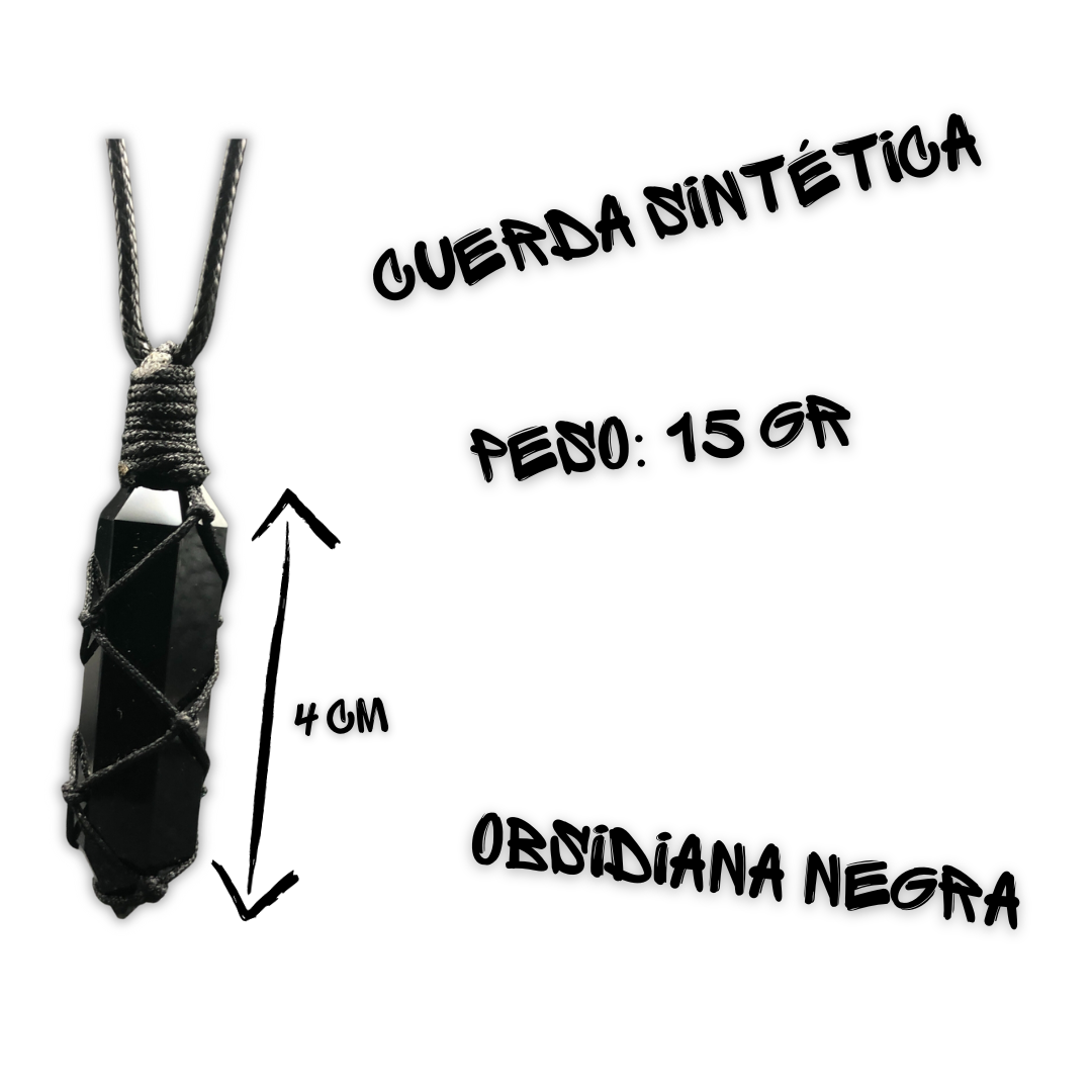 Collar Resiliencia - Obsidiana