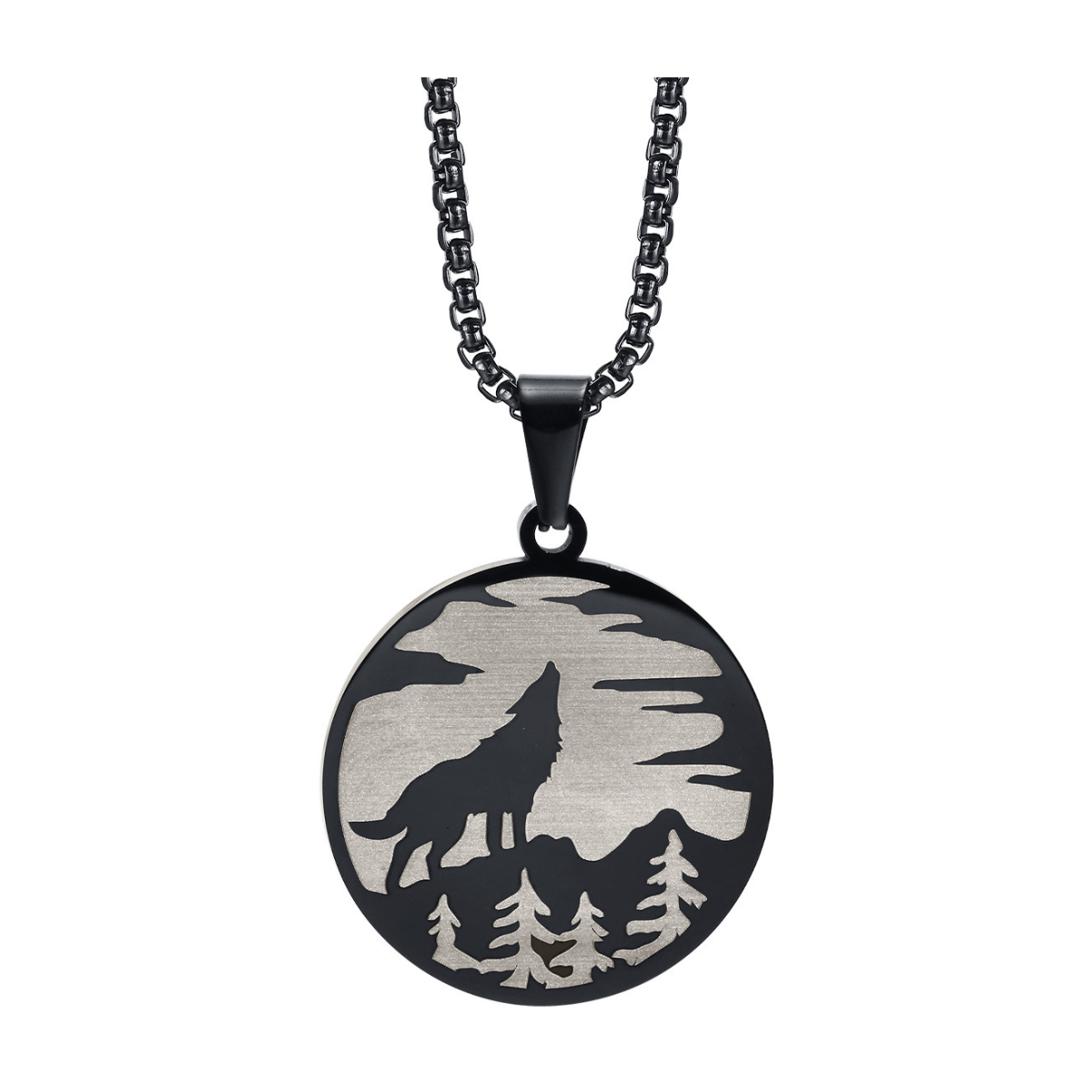 Collar Lobo - Acero Inox.