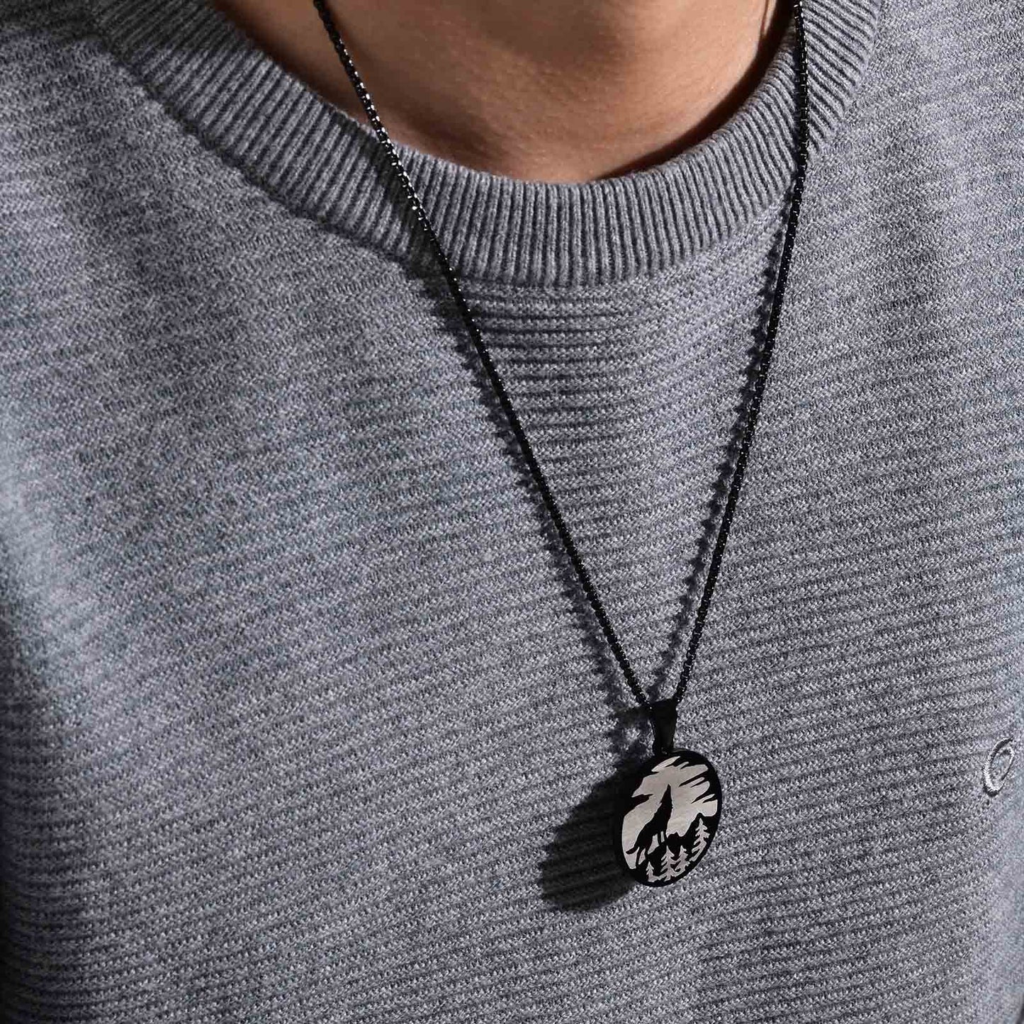 Collar Lobo - Acero Inox.