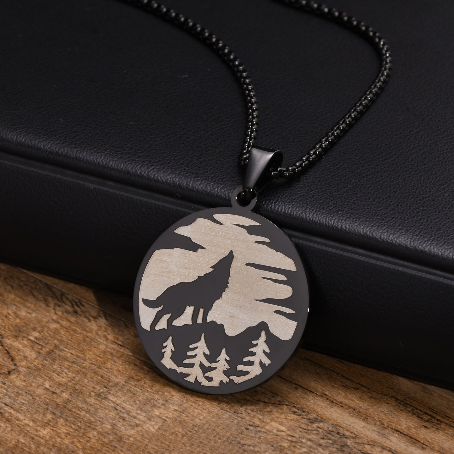 Collar Lobo - Acero Inox.
