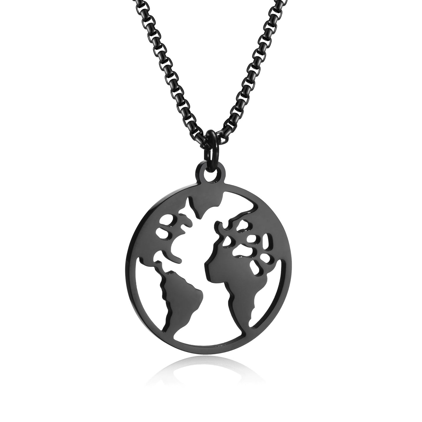 Collar Mr. Worlwide - Acero Inox.