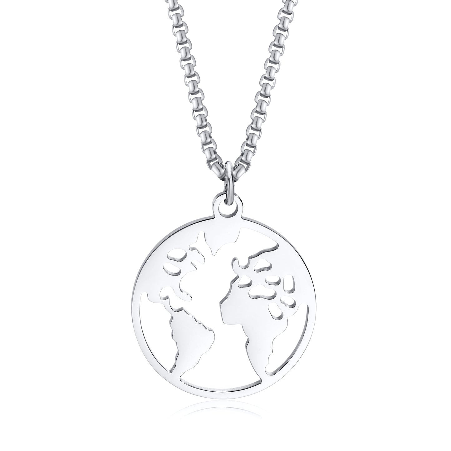 Collar Mr. Worlwide - Acero Inox.