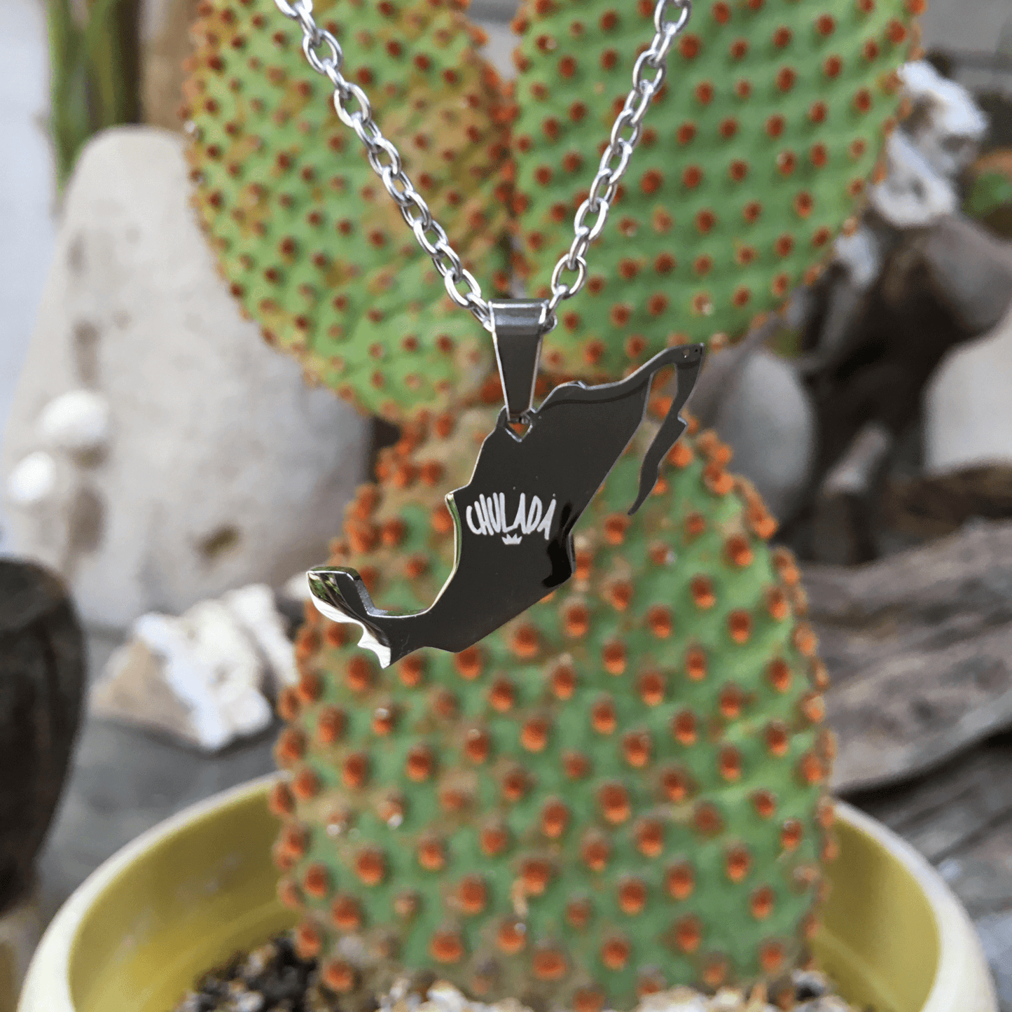 Collar México Chingón - Acero Inox.