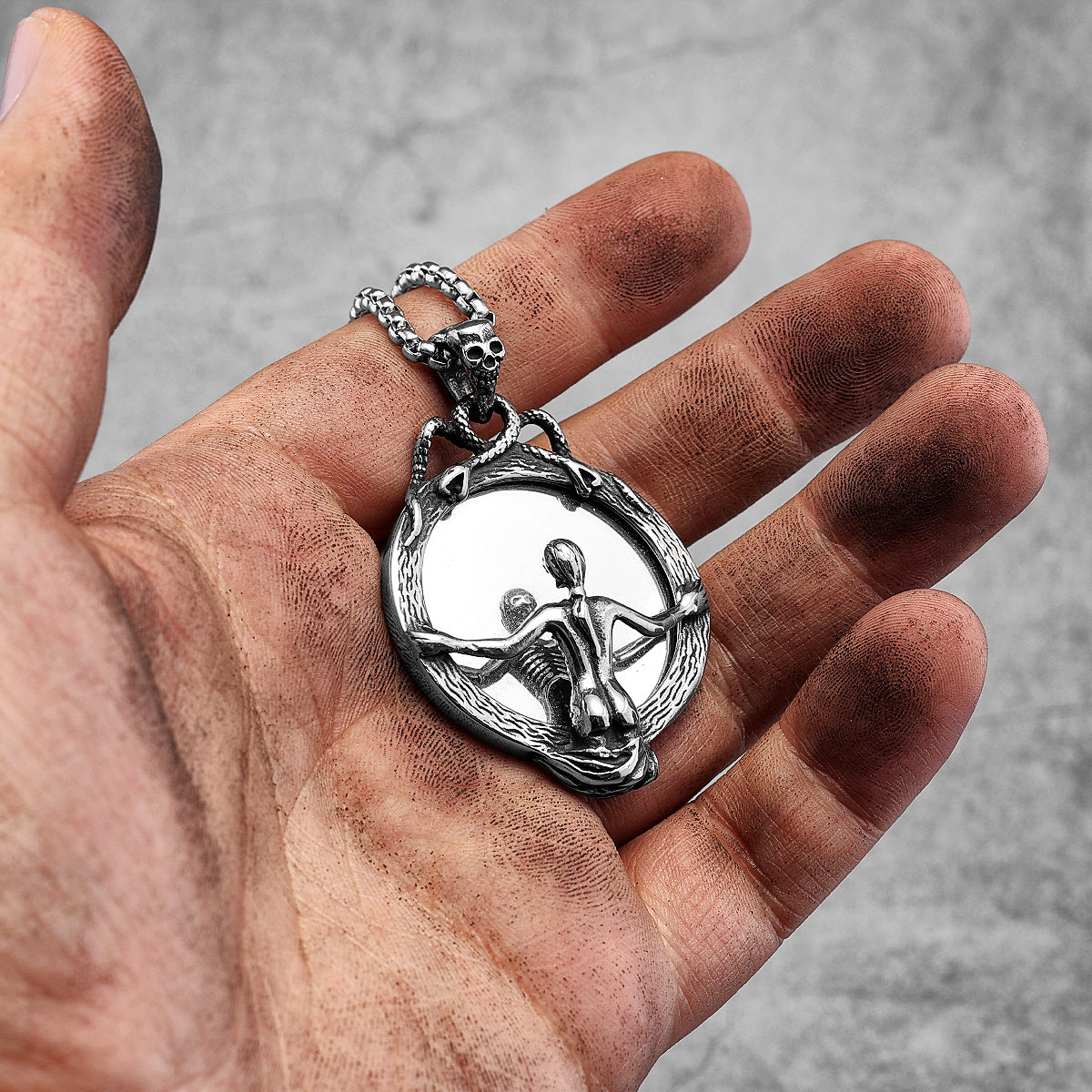 Collar Dancing With Myself - Acero Inox.