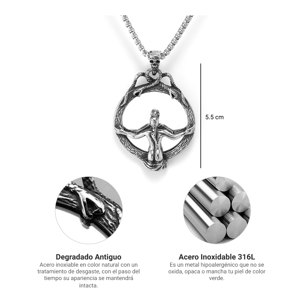 Collar Dancing With Myself - Acero Inox.