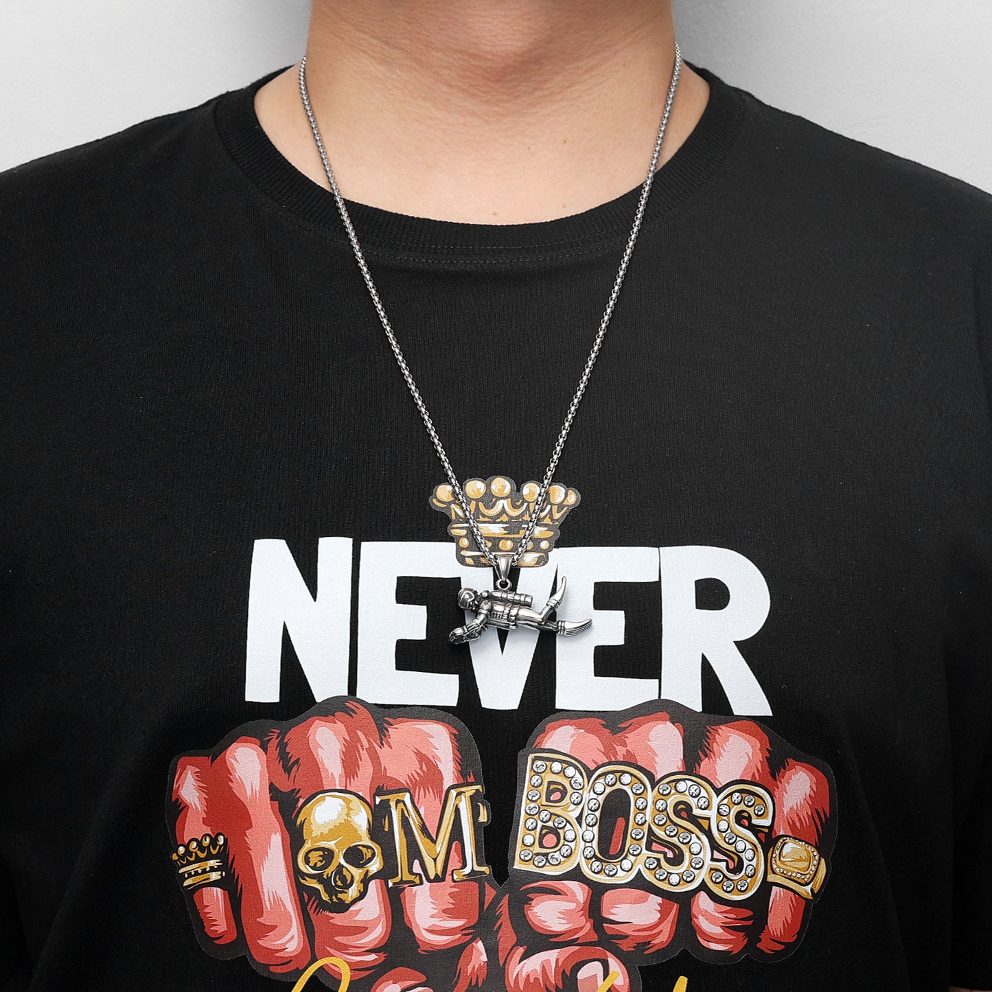Collar Buzo - Acero Inox.
