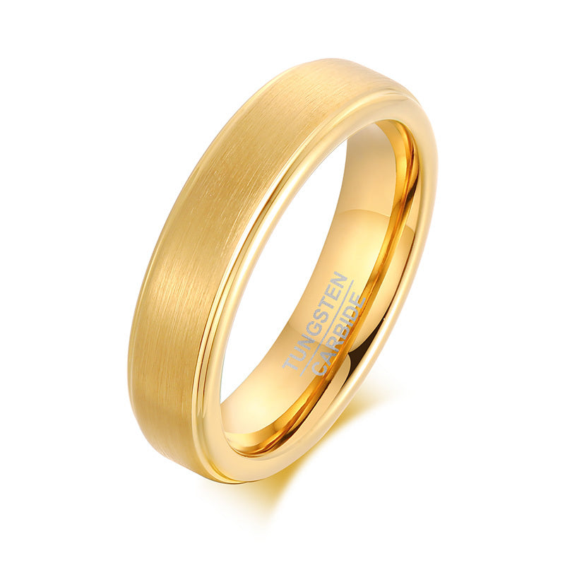 Anillo Gold Cap - Tungsteno