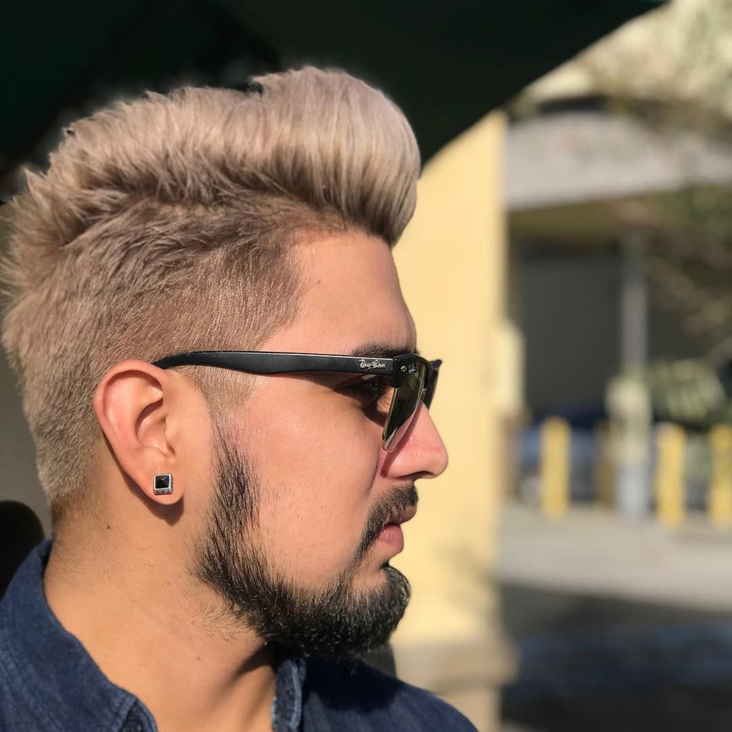 Aretes Square - Acero Inox.