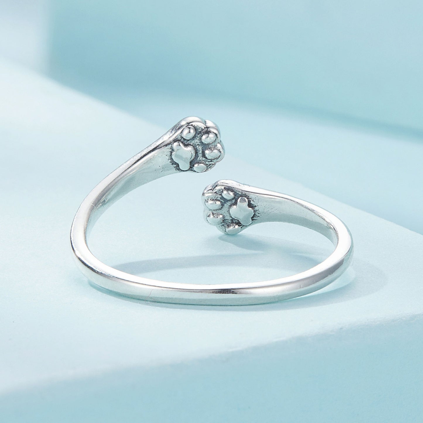 Anillo Abrazo Gato - Plata .925