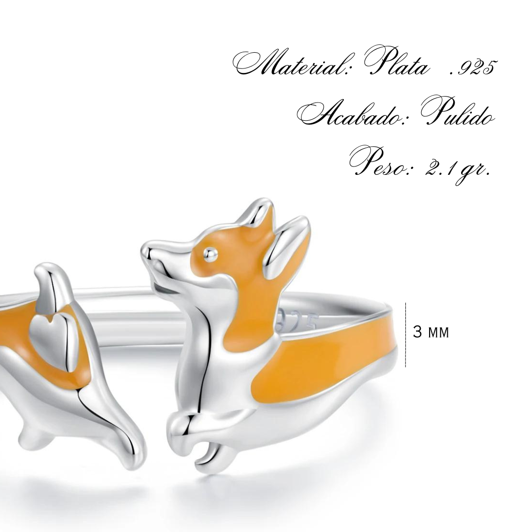 Anillo Corgi - Plata .925