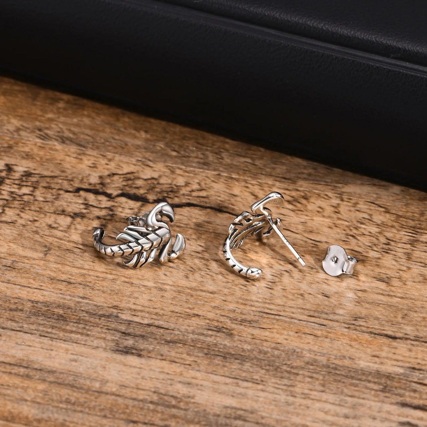 Aretes Escorpio - Acero Inox.