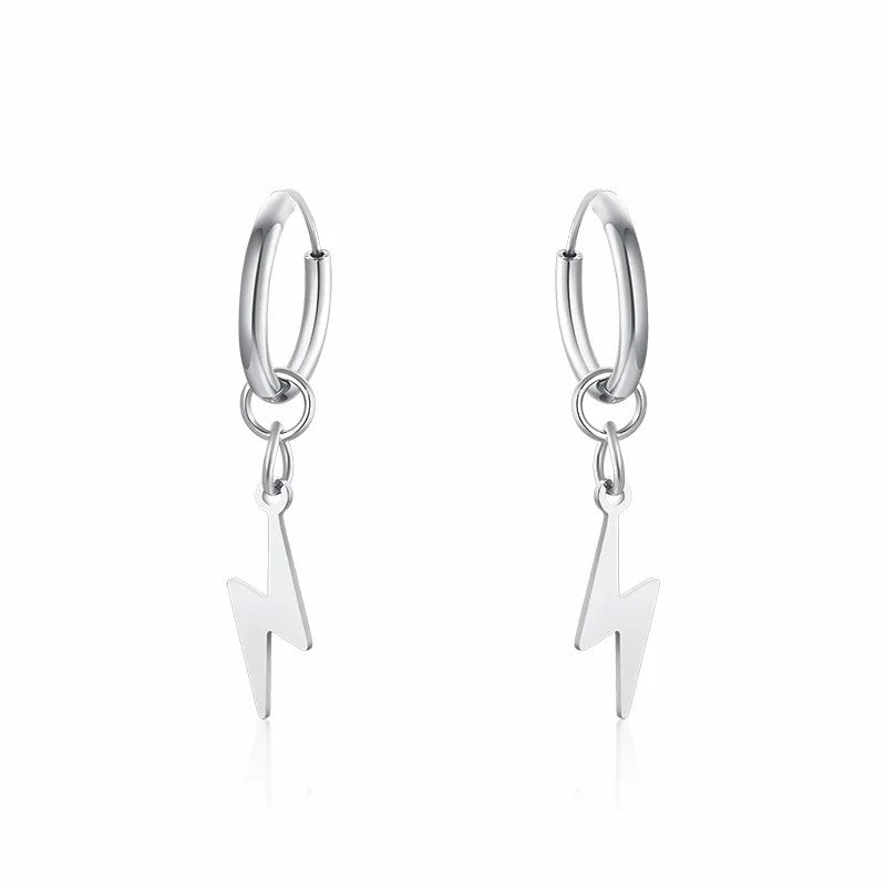 Aretes Rayos - Acero Inox.