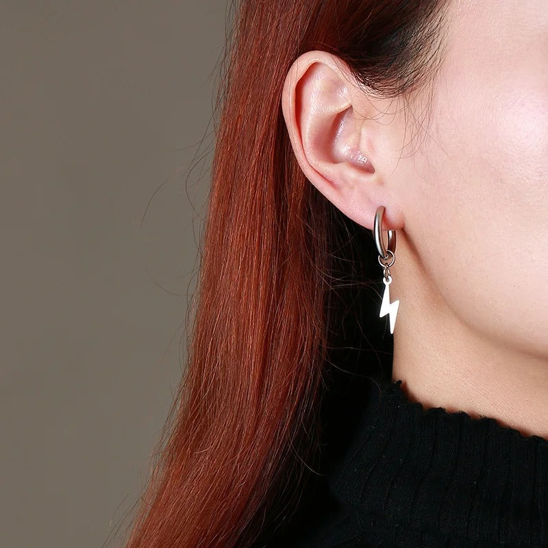 Aretes Rayos - Acero Inox.