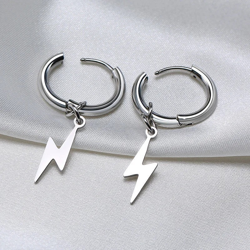 Aretes Rayos - Acero Inox.