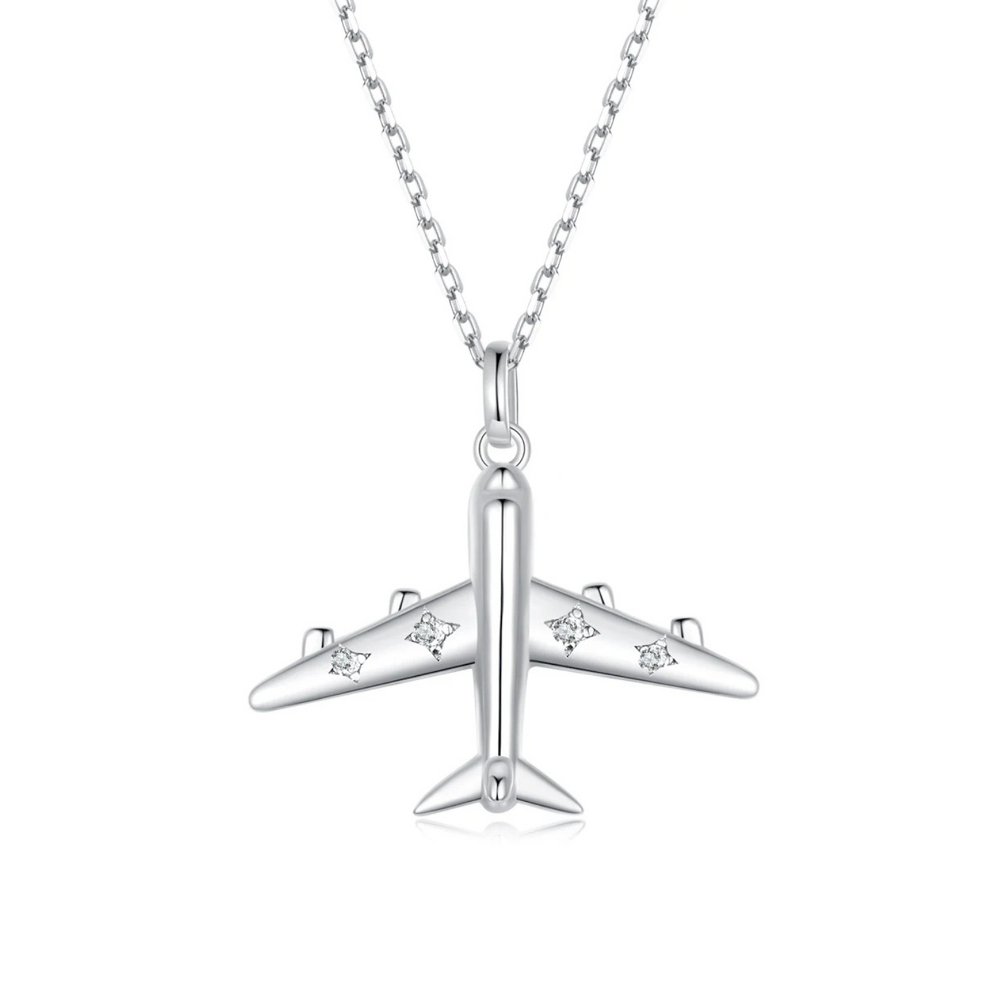 Collar Avión - Plata .925