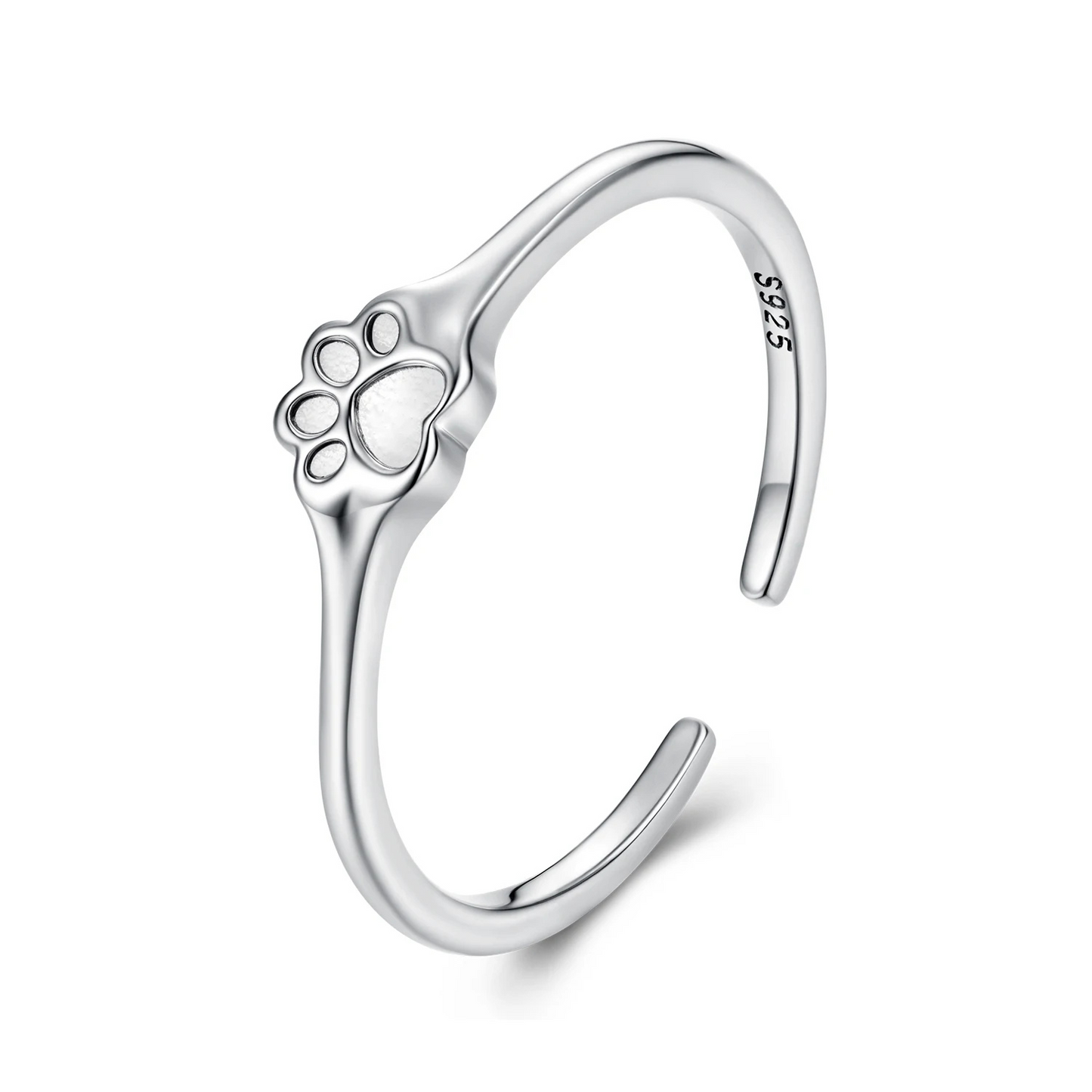 Anillo Huellita - Plata .925