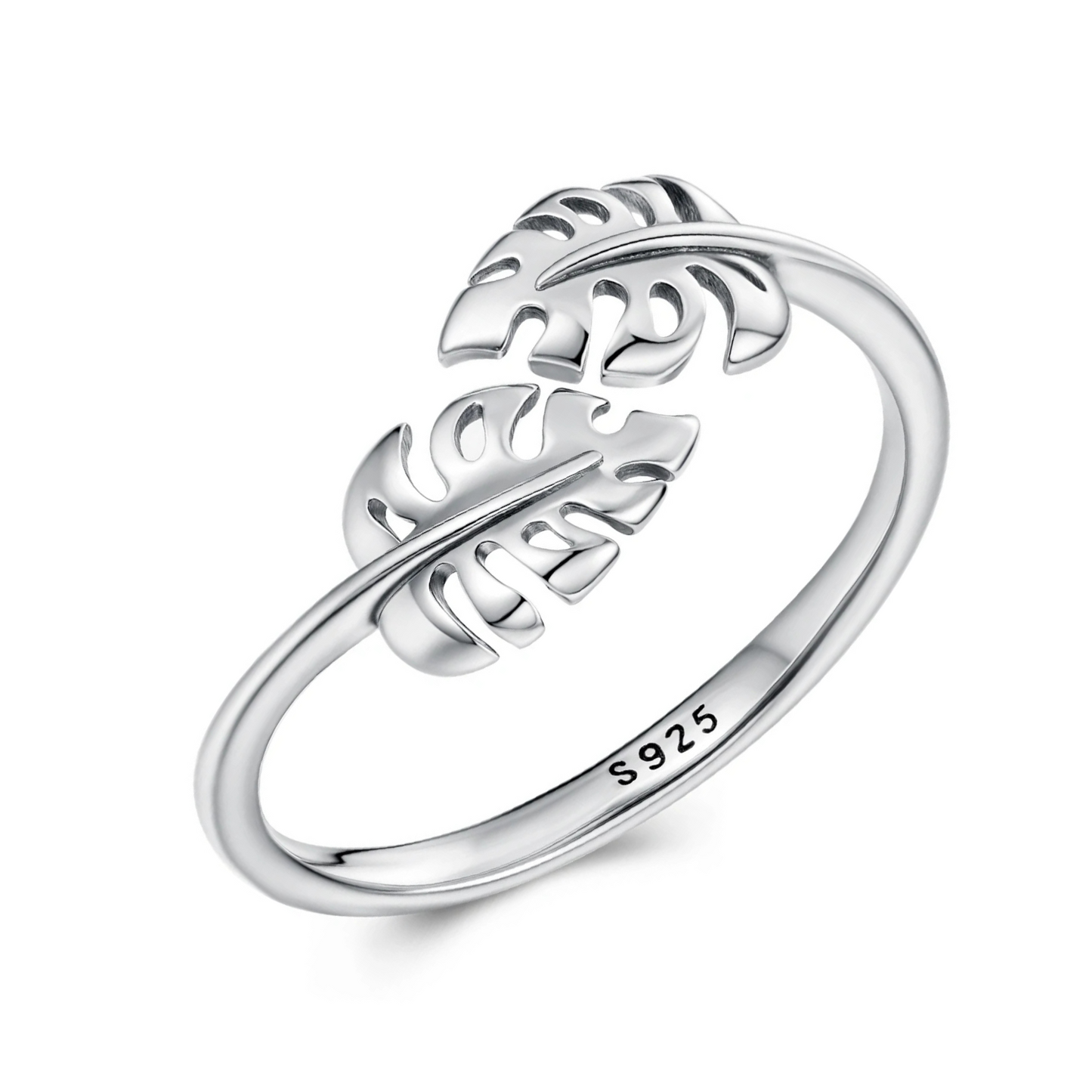 Anillo Monstera - Plata .925