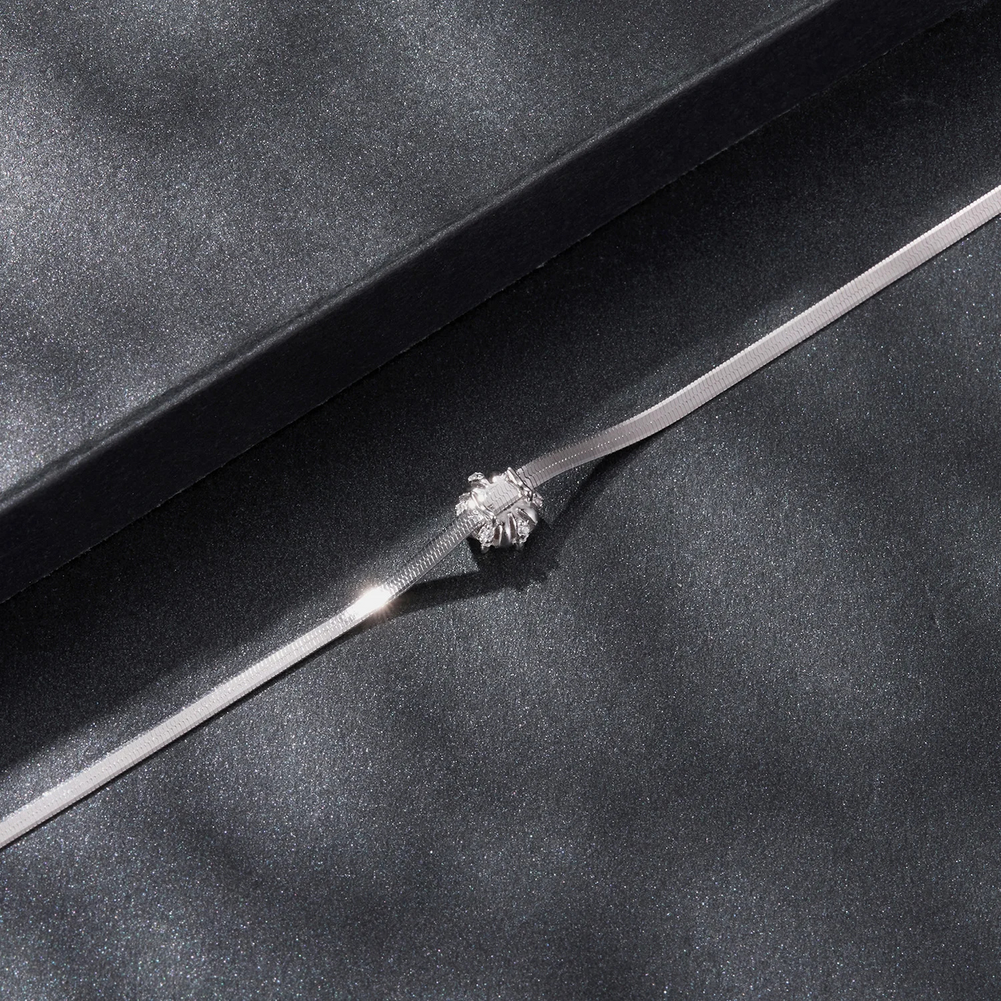 Pulsera Serpiente Moissanita - Plata .925