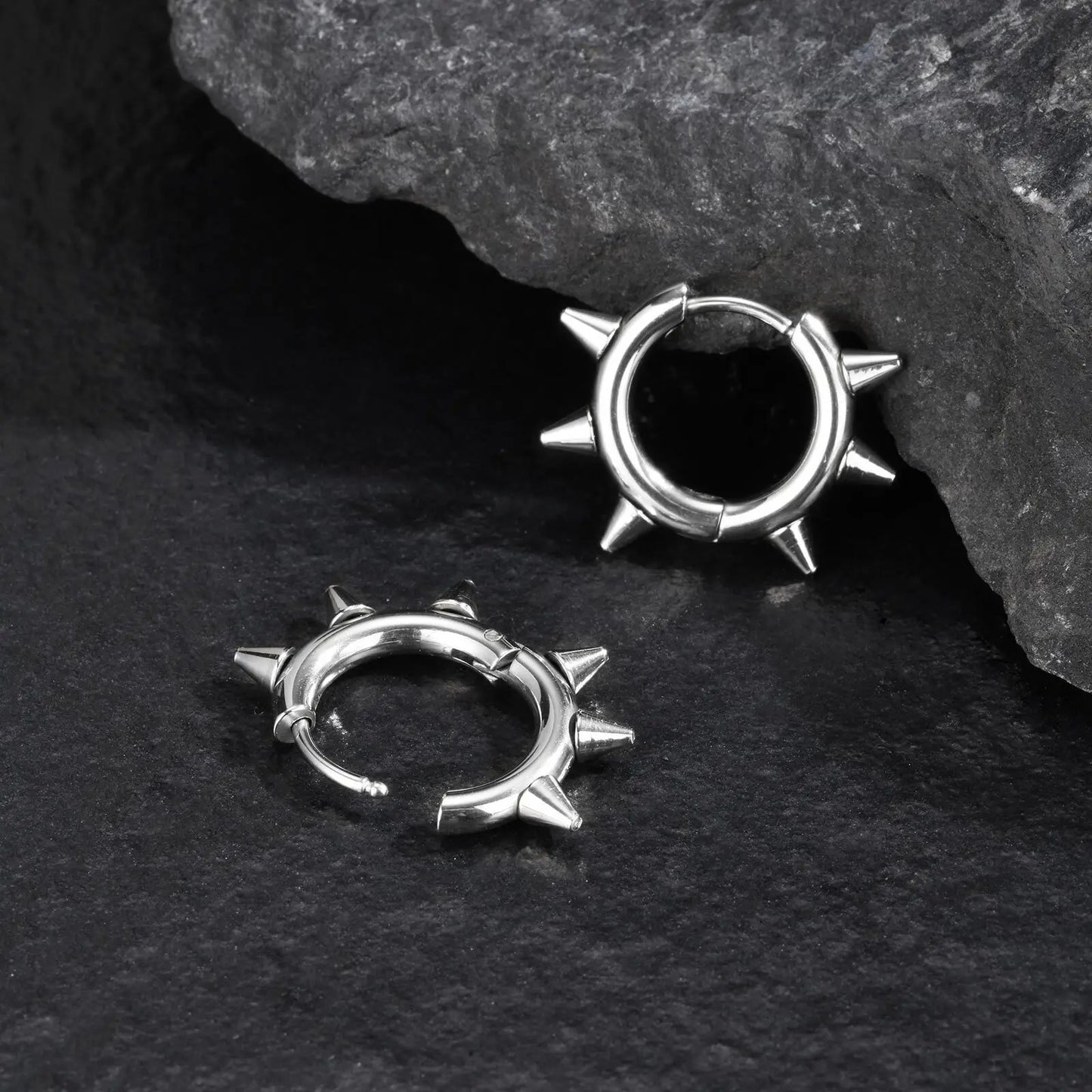 Aretes Púas - Acero Inox