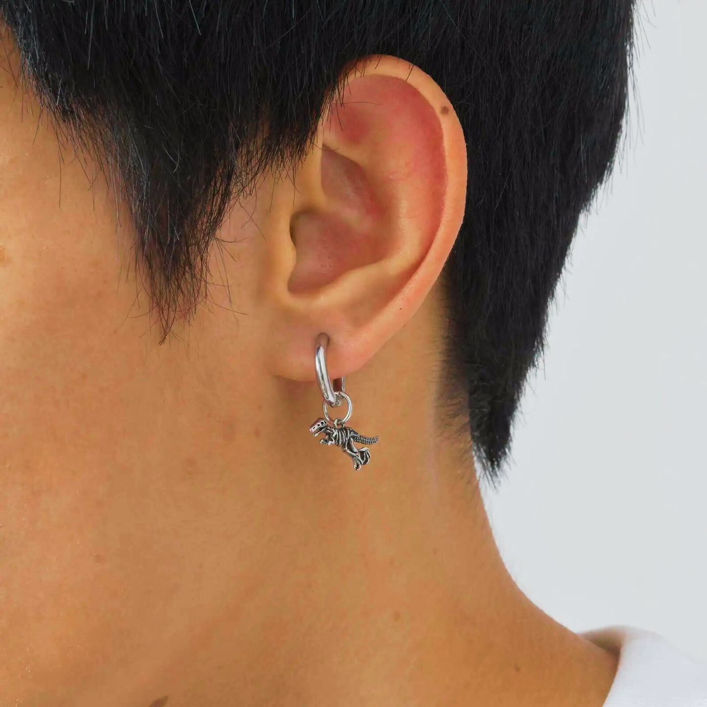 Aretes Dinosaurio - Acero Inox