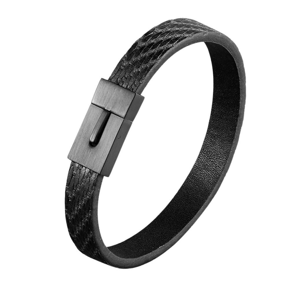 Pulsera Pin - Piel Natural