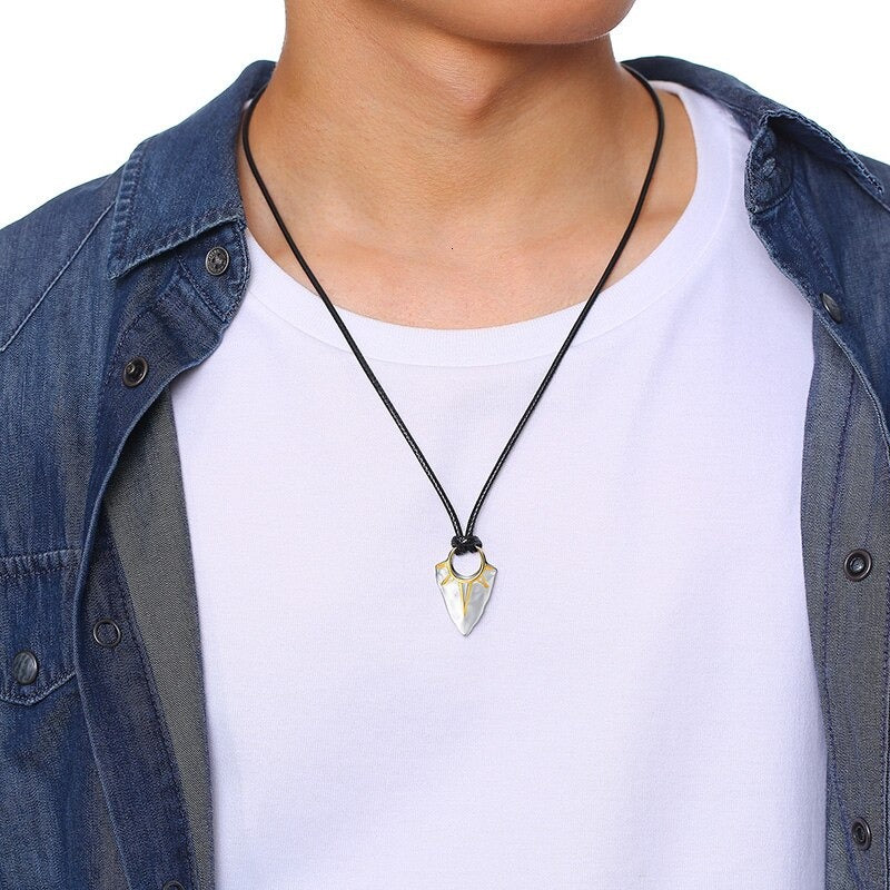 Collar Flecha Solar - Acero Inox.
