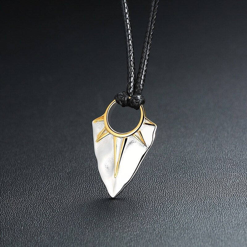 Collar Flecha Solar - Acero Inox.
