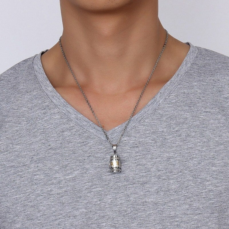 Collar Chakras - Acero Inox.