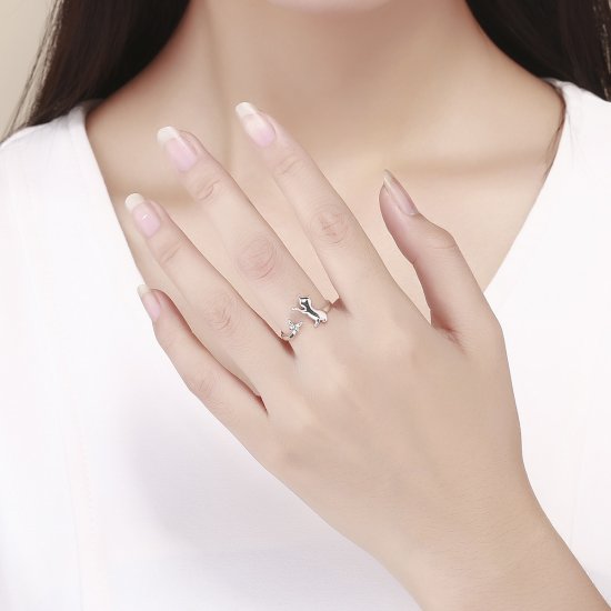 Anillo Kitten - Plata .925