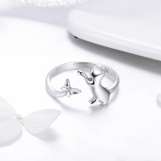 Anillo Kitten - Plata .925