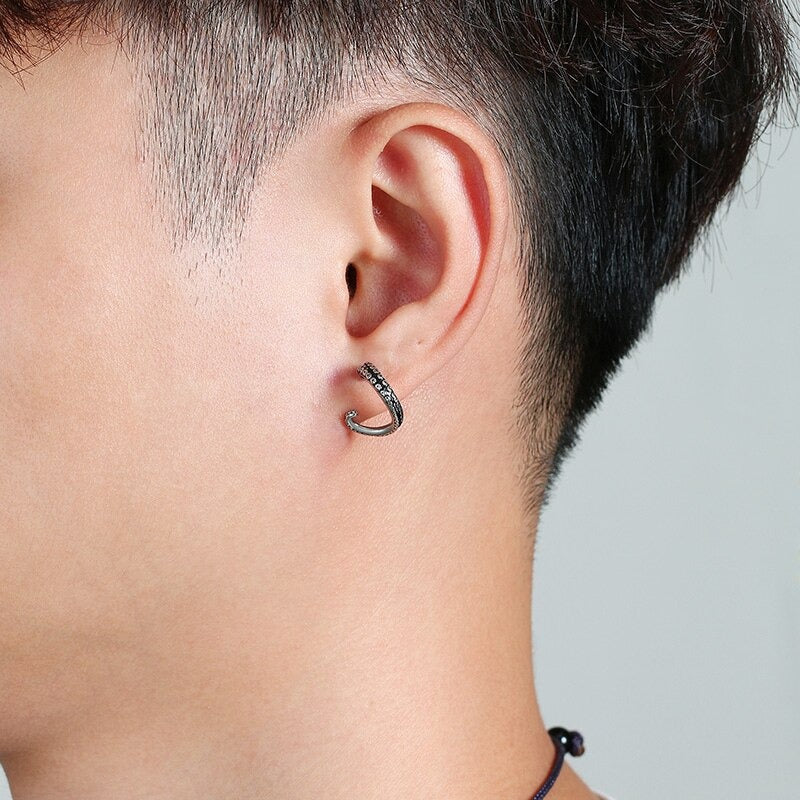 Aretes Pulpo - Acero Inox.