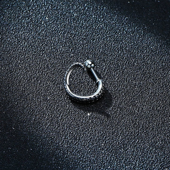Aretes Pulpo - Acero Inox.