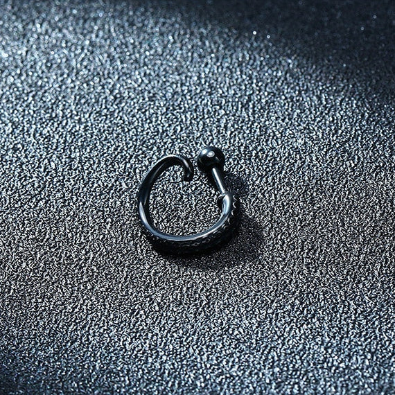 Aretes Pulpo - Acero Inox.