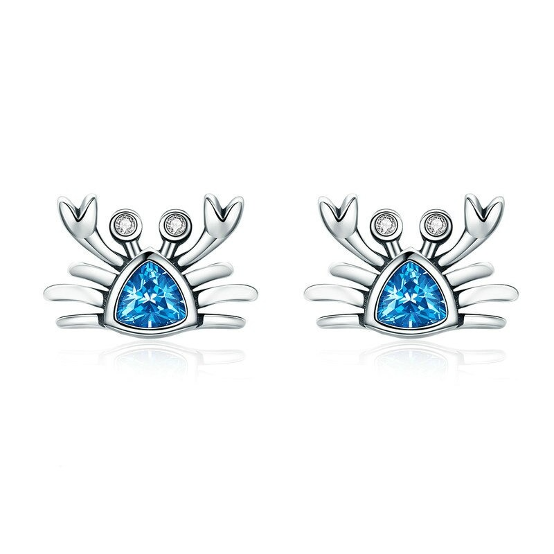 Aretes Cangrejos - Plata .925