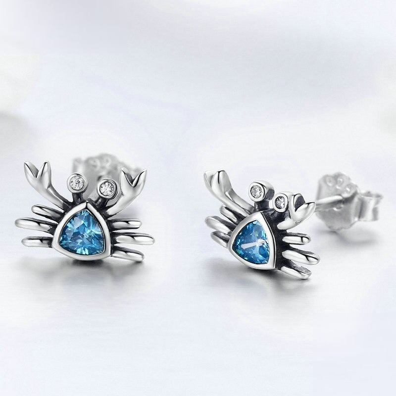 Aretes Cangrejos - Plata .925