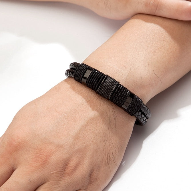 Pulsera Rope - Piel Natural