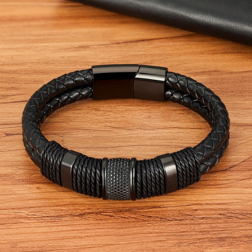 Pulsera Rope - Piel Natural