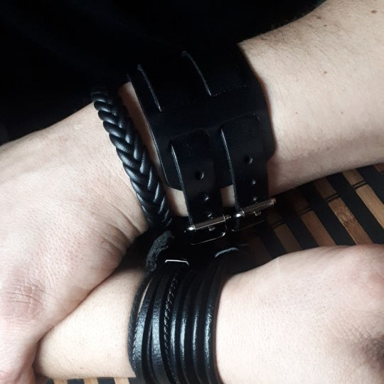 Brazalete Holder - Piel Natural
