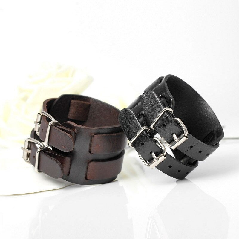 Brazalete Holder - Piel Natural