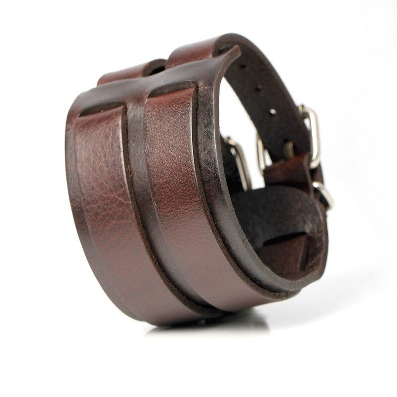 Brazalete Holder - Piel Natural