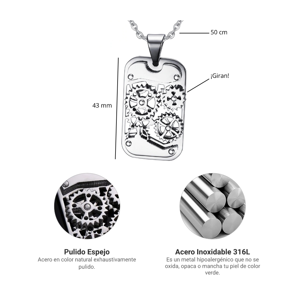 Collar System - Acero Inox.