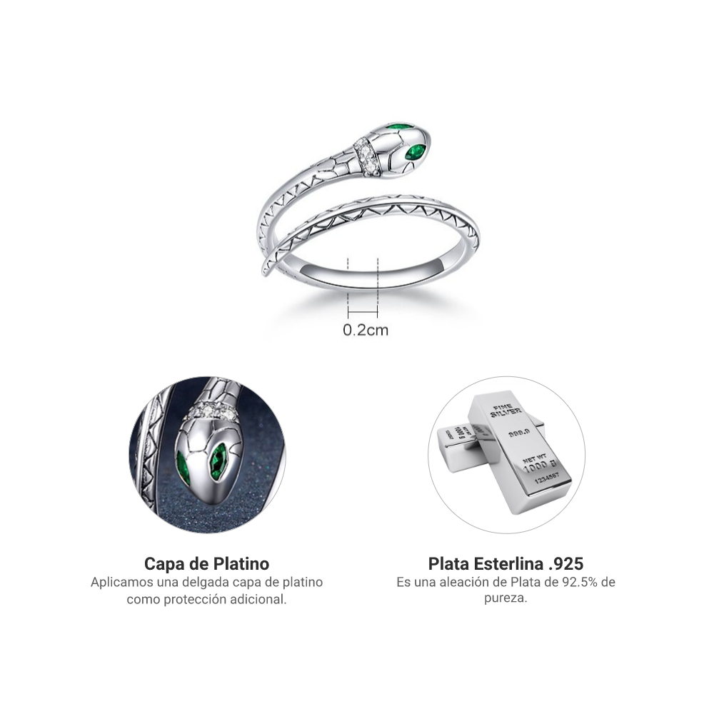 Anillo Mamba - Plata .925