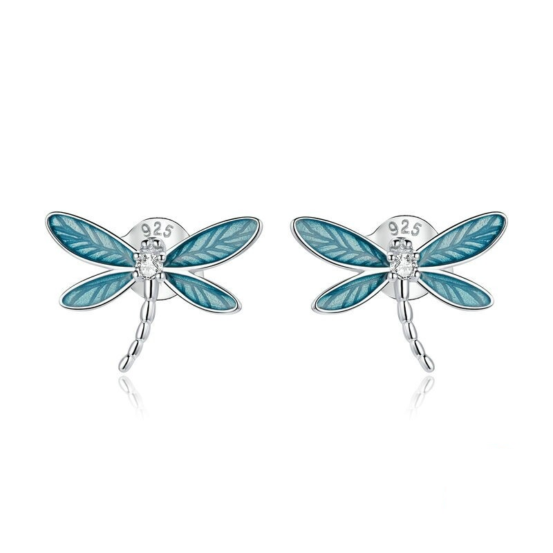 Aretes Libélulas Plata
