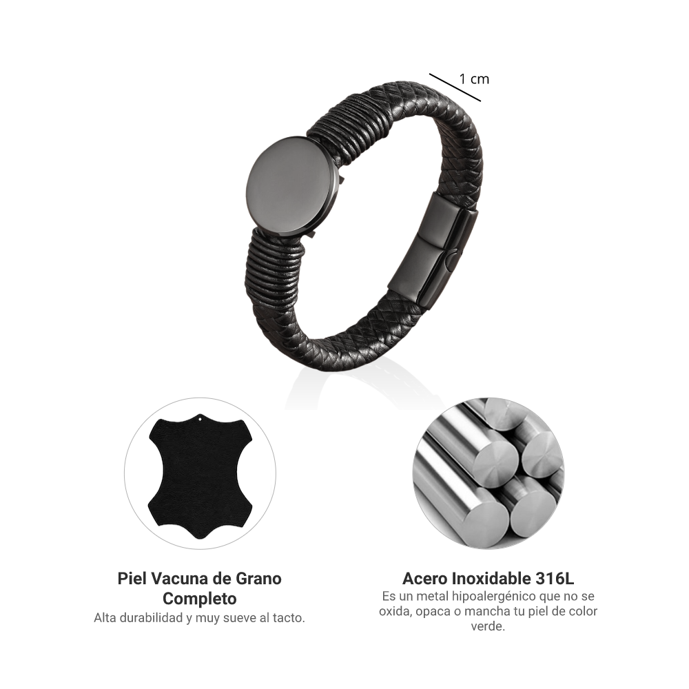 Pulsera Surface - Piel Natural