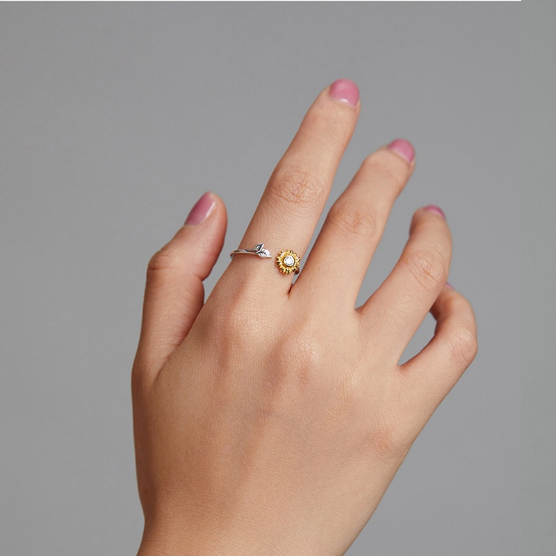 Anillo Girasol Modelo